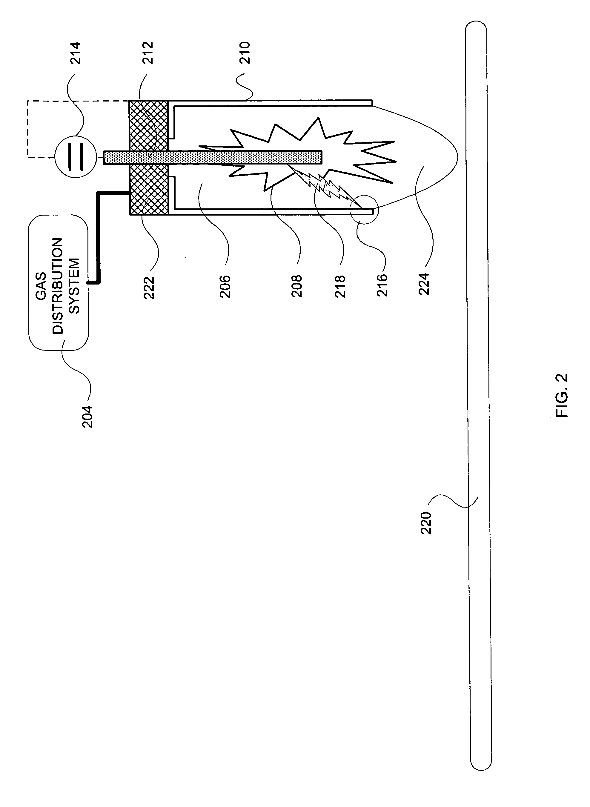 Apparatus for the optimization of atmospheric plasma in a processing system