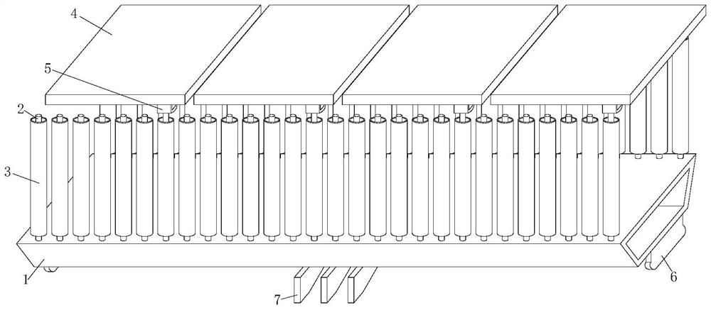 Anti-falling cargo hold area structure gap bridge platform