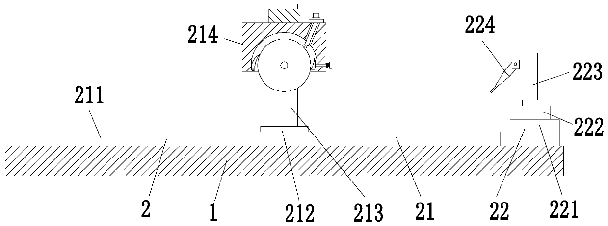 Production process of beverage packaging box and edge bonding machine thereof