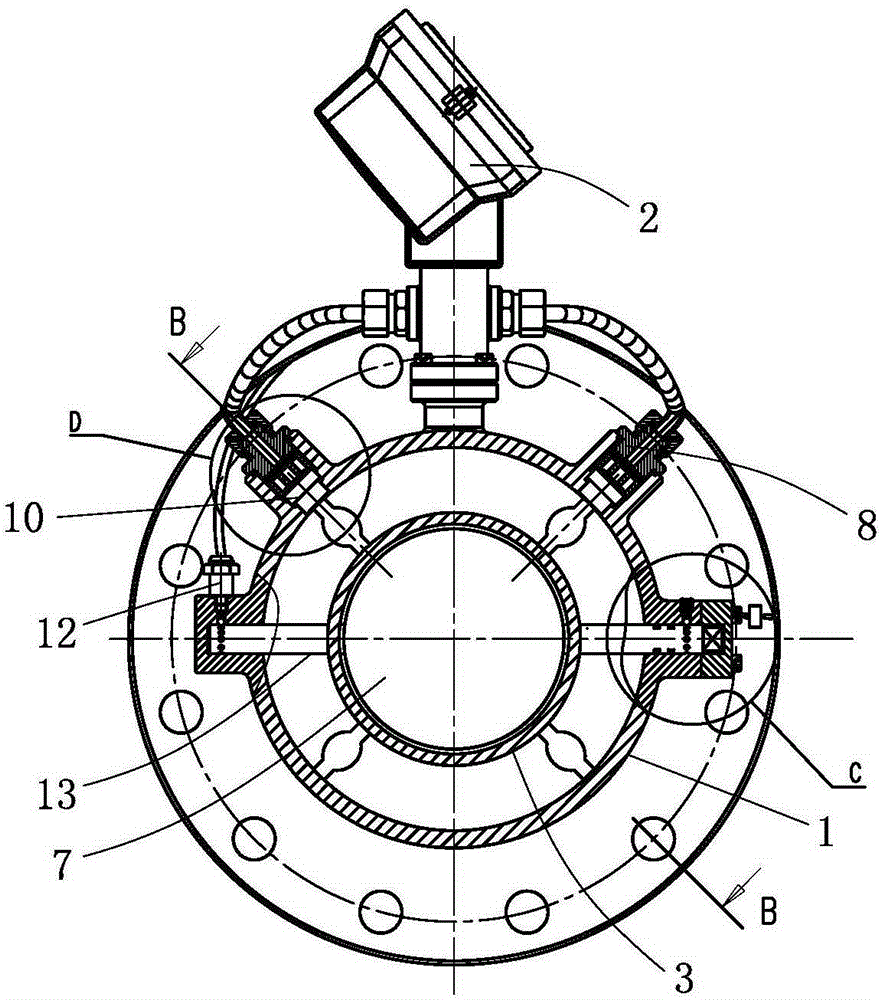 Ultrasonic flowmeter