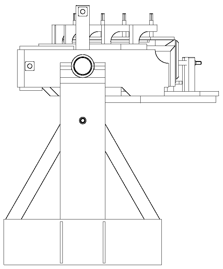 A welding method for an arc-shaped weldment with an L-shaped cross section