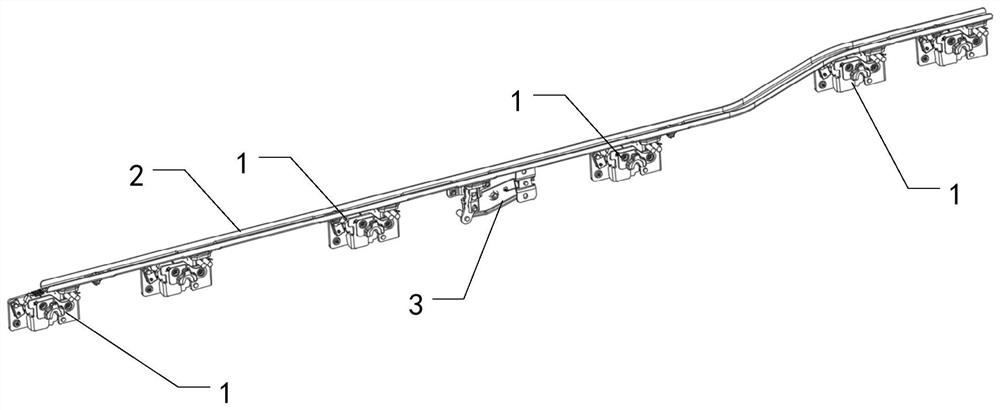 A battery swap control system, an electric vehicle and a battery swap control method