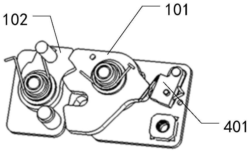 A battery swap control system, an electric vehicle and a battery swap control method