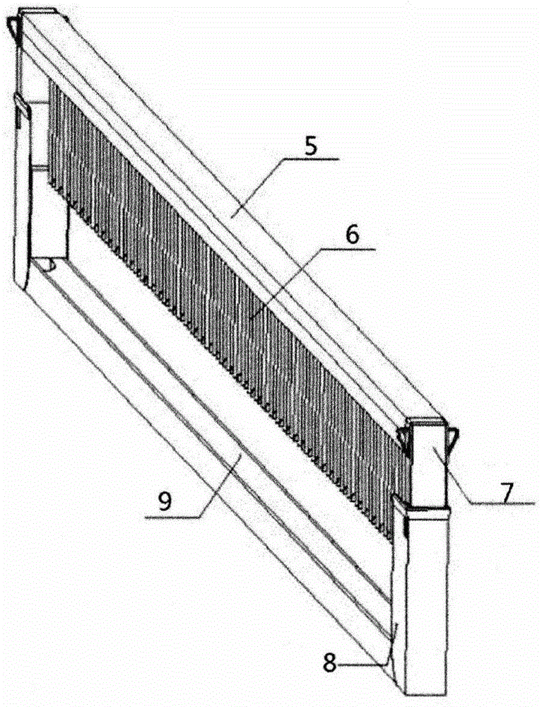 Tobacco leaf segmented strip roasting method