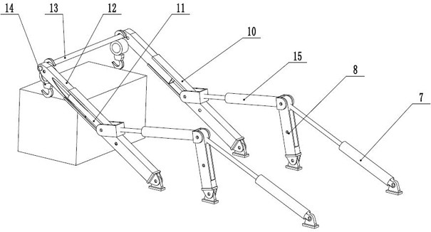 Material loading and transporting vehicle for coal mine