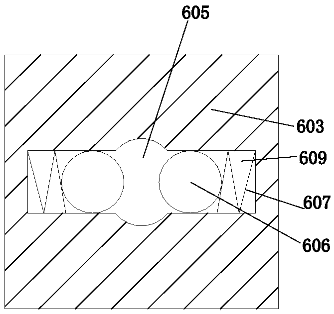 Large freight vehicle tail anti-impact device