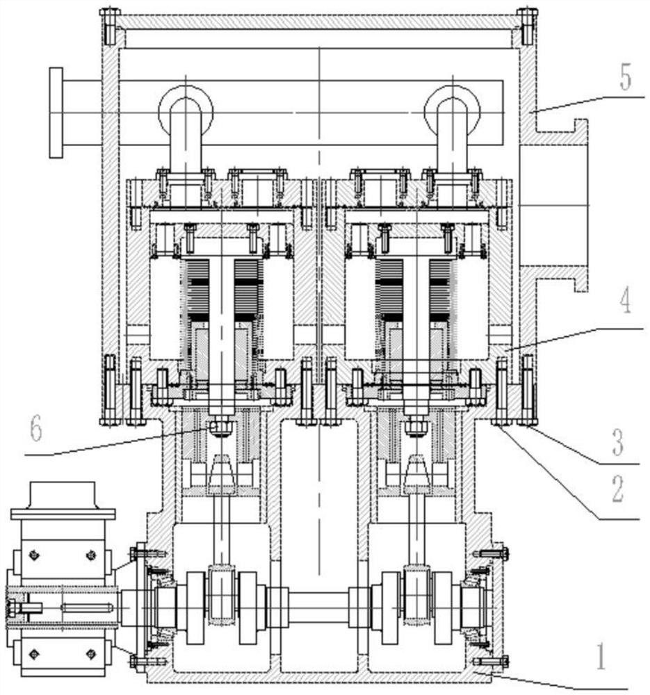 Multi-cylinder plunger compressor