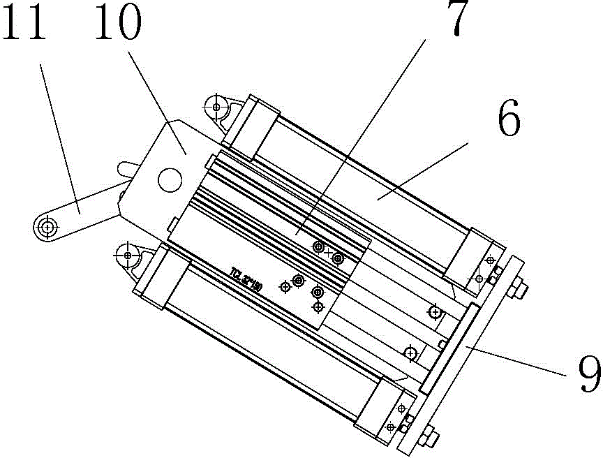 Linear cutter mechanism for winding machine