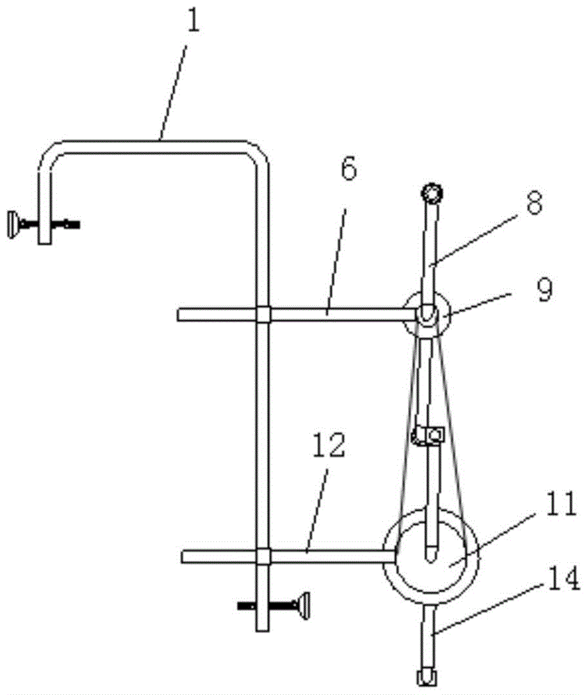 Underwater Hand Cart Upper and Lower Limb Cooperative Training Device