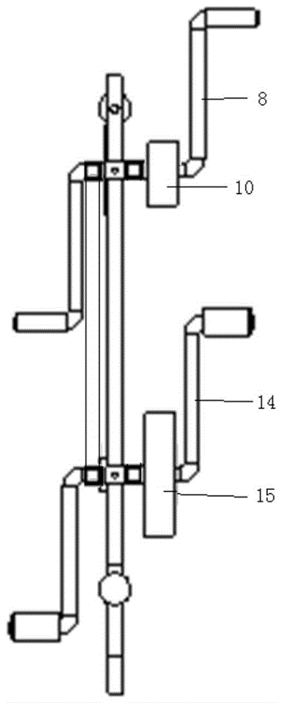 Underwater Hand Cart Upper and Lower Limb Cooperative Training Device