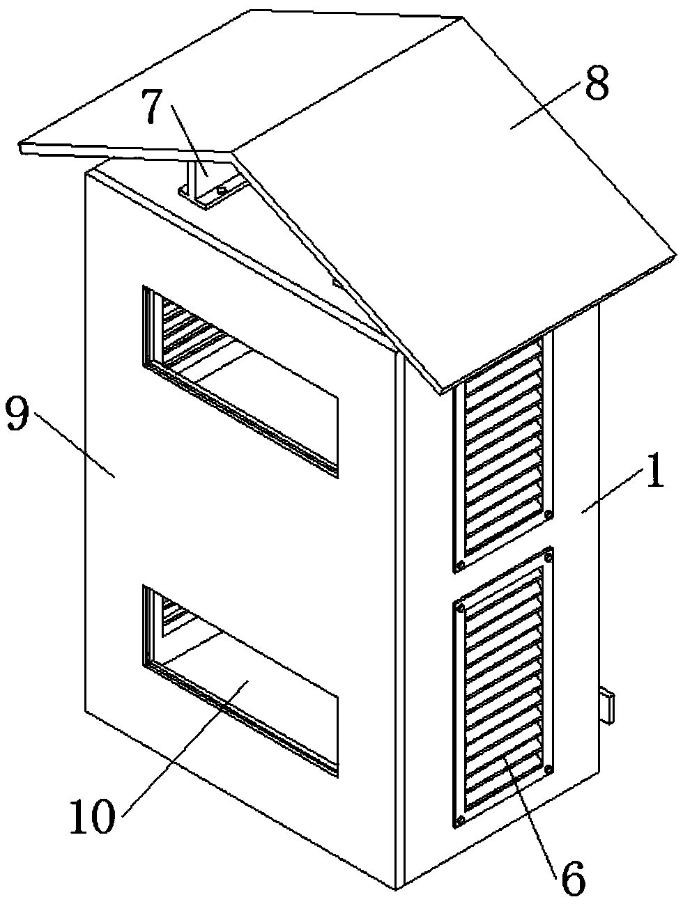 An indoor photoelectric integrated optical fiber composite low-voltage power cable distribution box