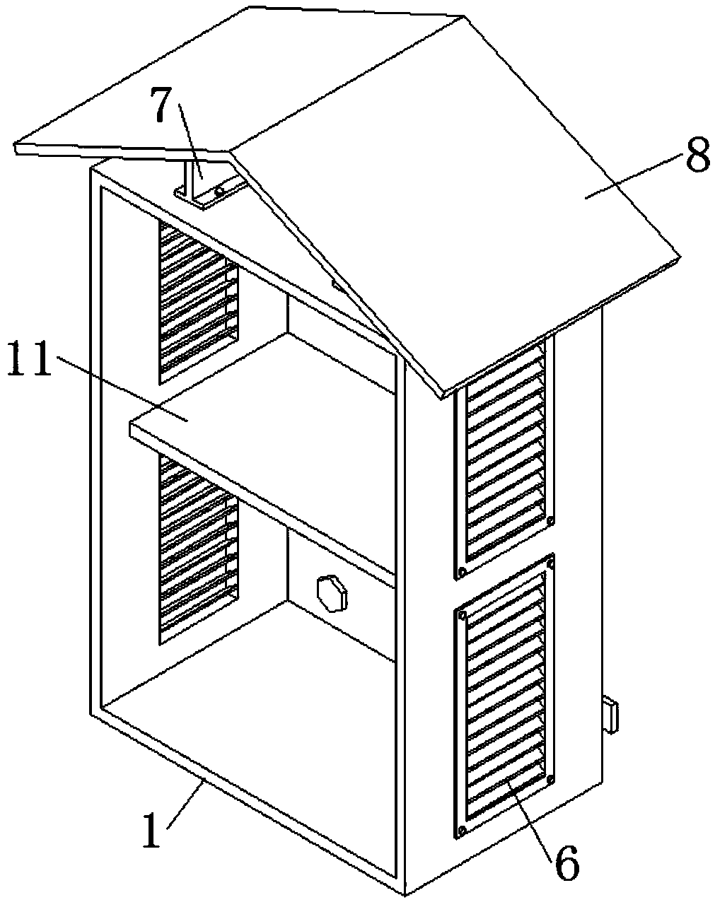 An indoor photoelectric integrated optical fiber composite low-voltage power cable distribution box