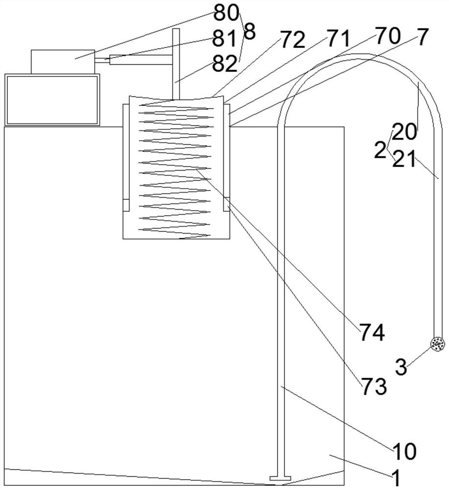 Anti-drift knapsack spray device