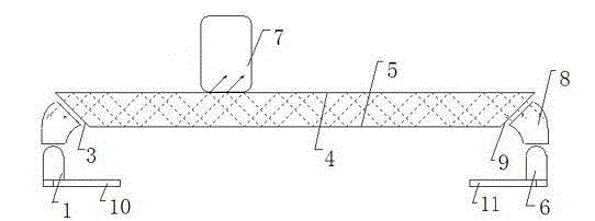 Touch screen with infrared rays transmitted inside screen body and method for identifying touch points