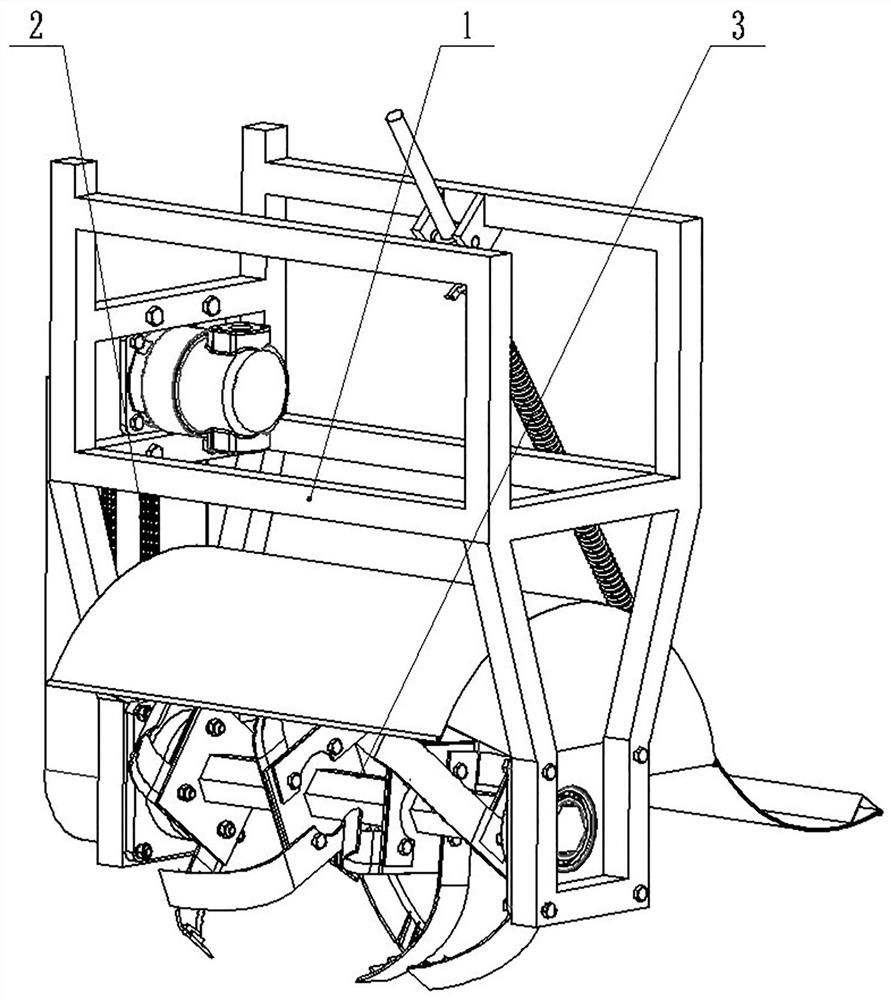 Ditching-free fertilizing device