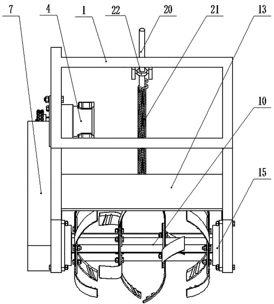 Ditching-free fertilizing device