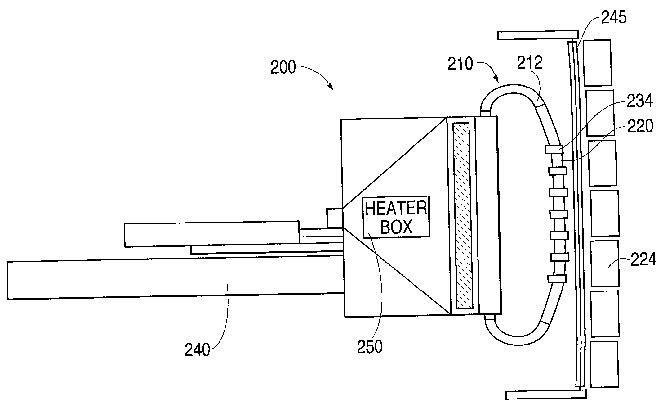 Heat sealer for stretch wrapping apparatus