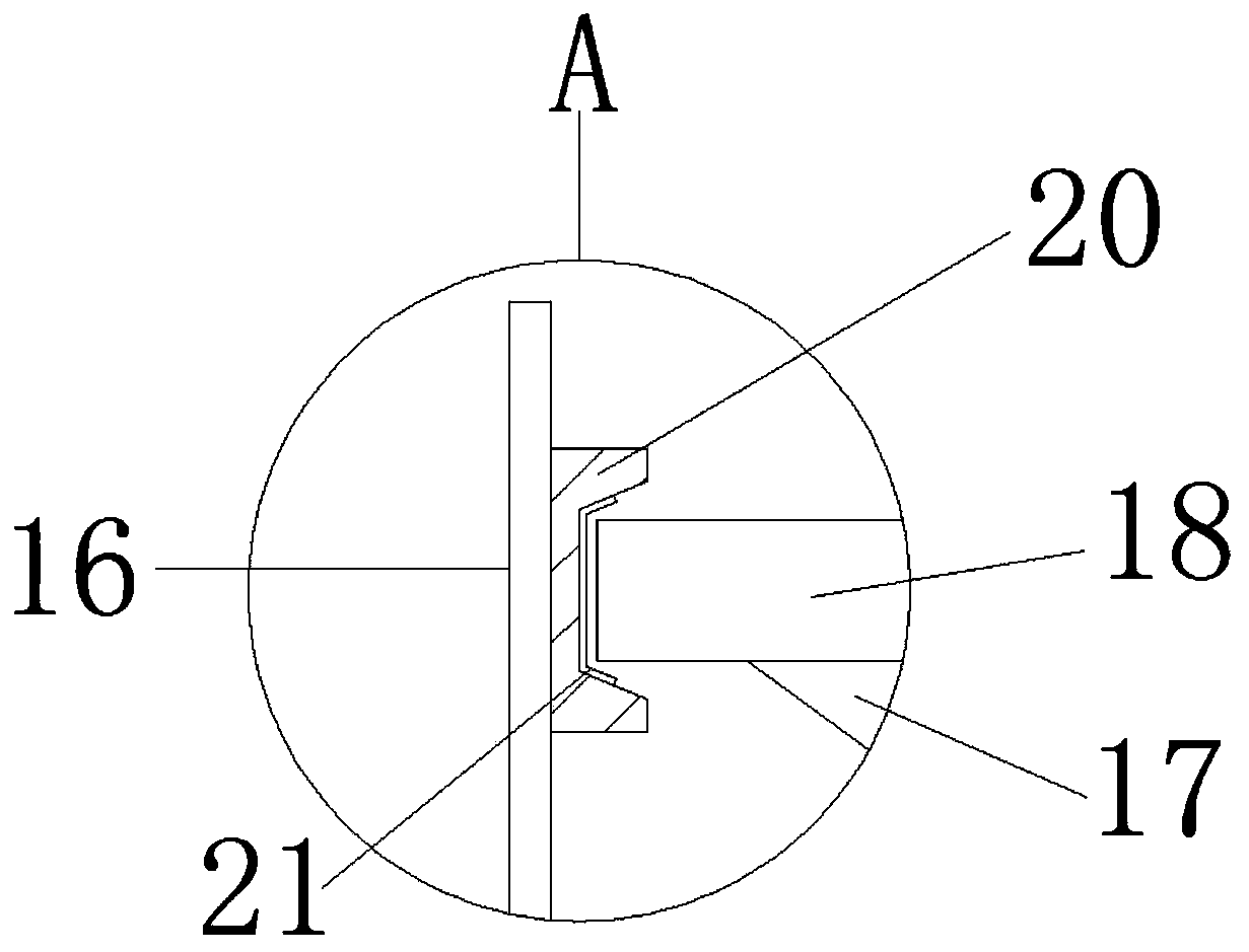 Vacuum glass repairing device used for polishing