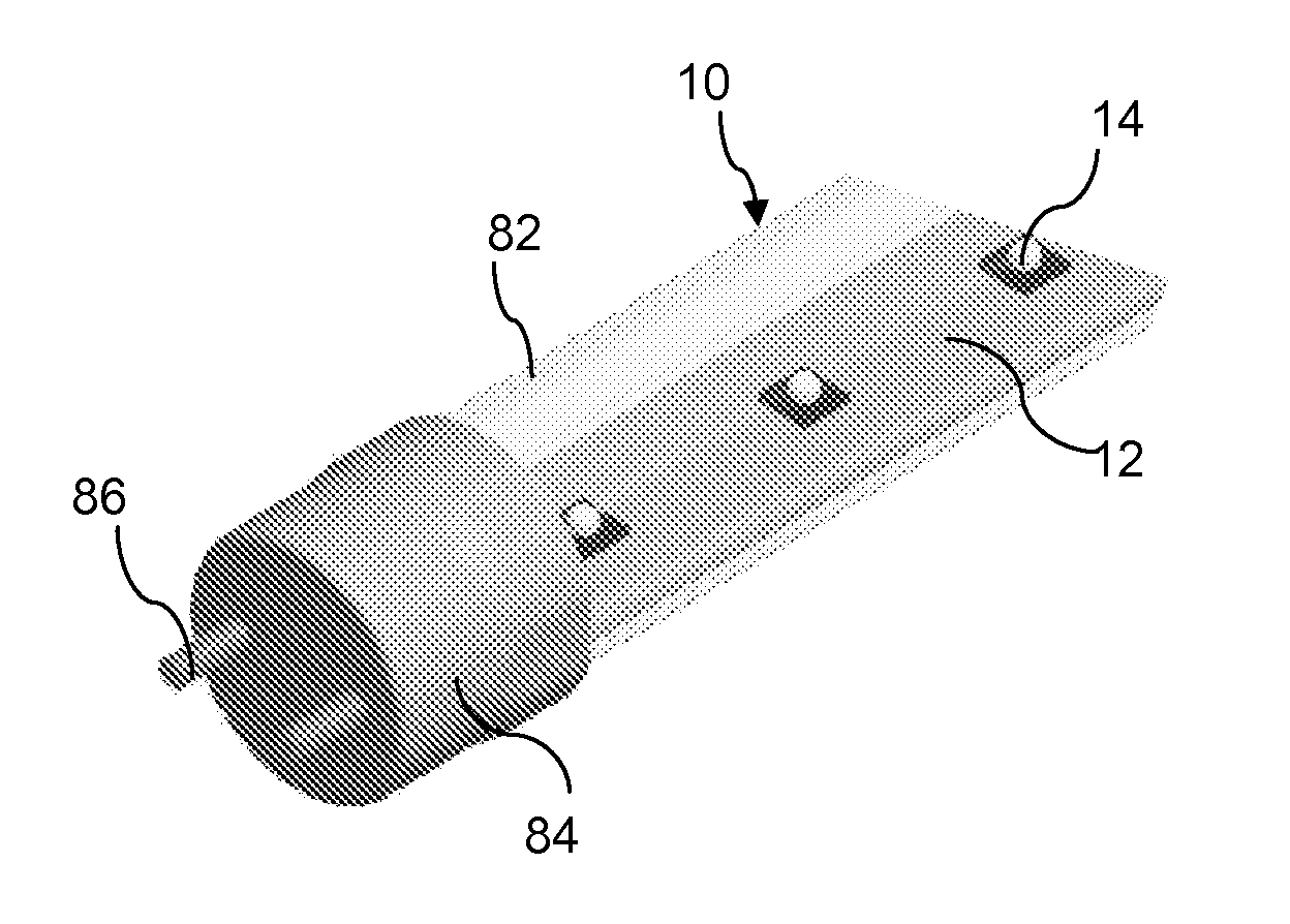 Two-part loading card edge connector and component assembly