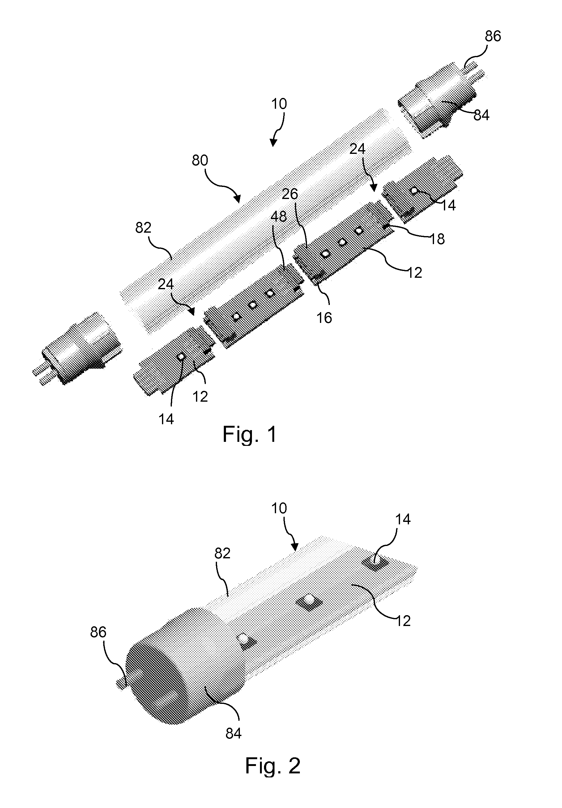 Two-part loading card edge connector and component assembly