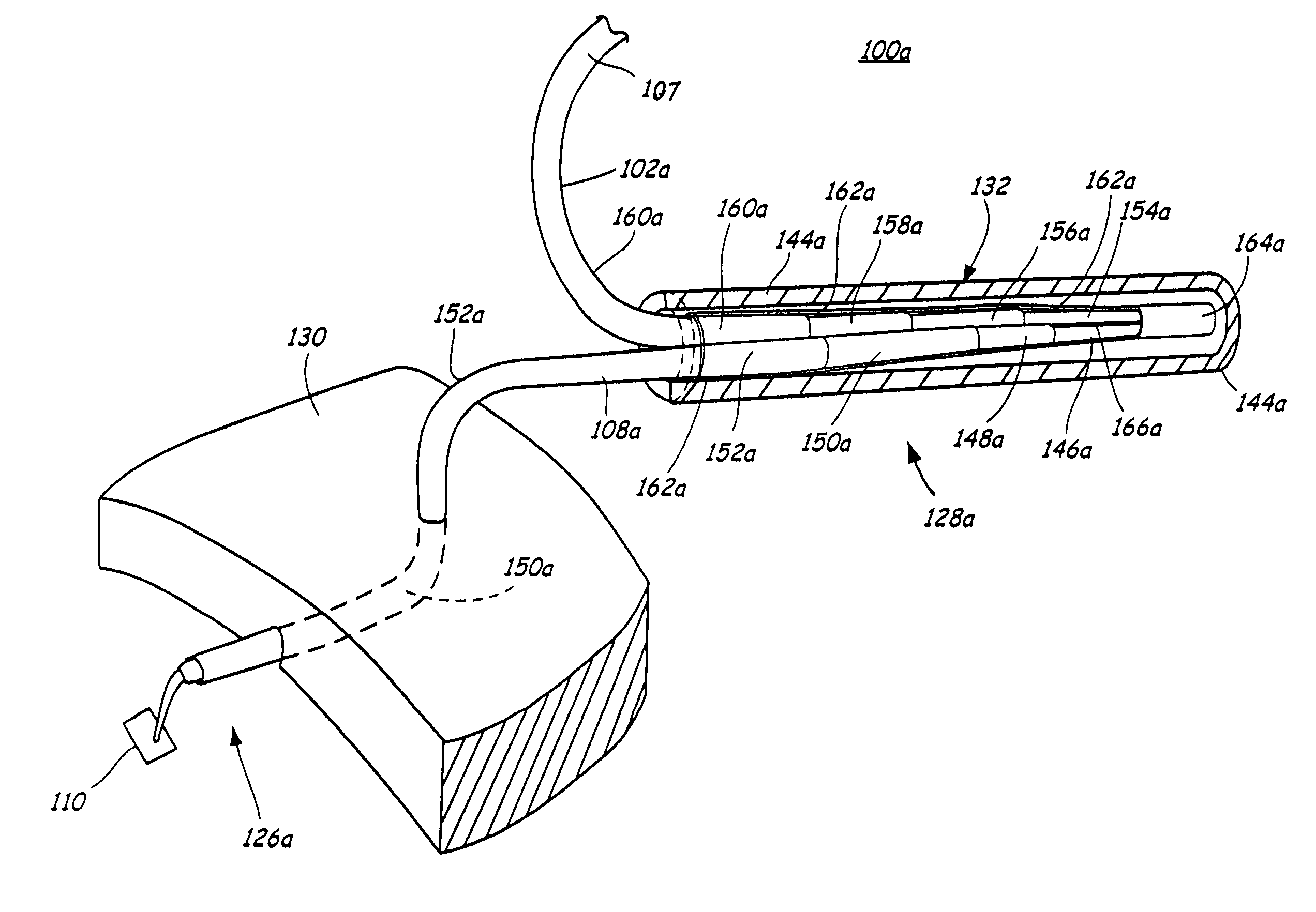 Electrical, high temperature test probe with conductive driven guard