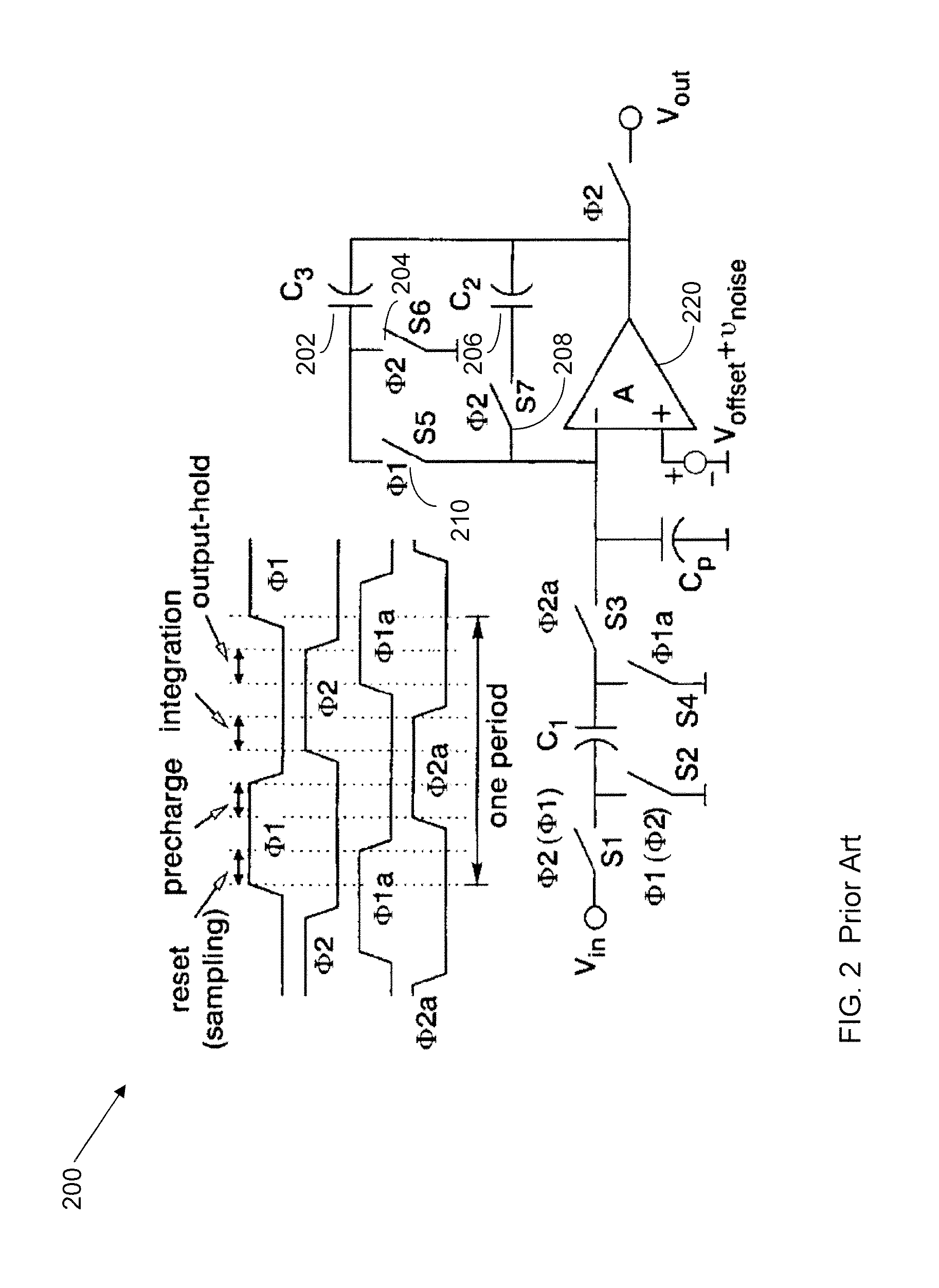 Leakage compensation for switched capacitor integrators