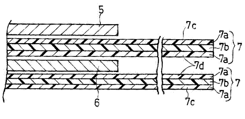 Separator for battery, battery using same and method for producing battery