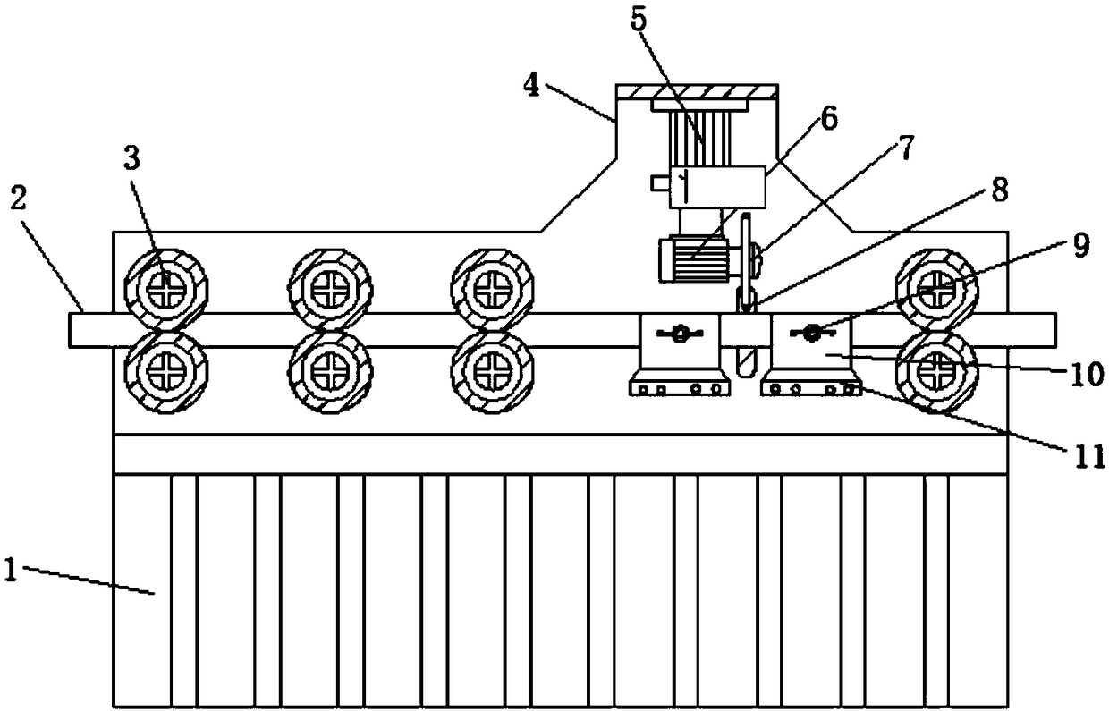 Copper bar cutting-off machine for copper industry