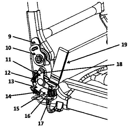 Car seat with automatic folding and turning function