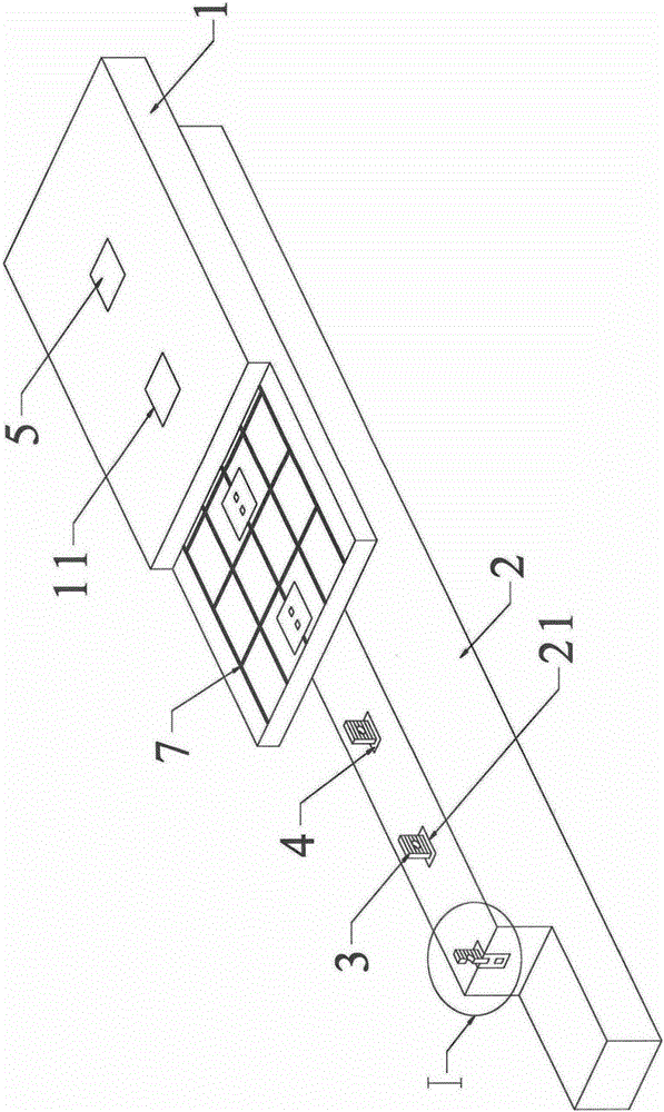 Assembled type bamboo-aerated concrete combined structure and manufacturing method