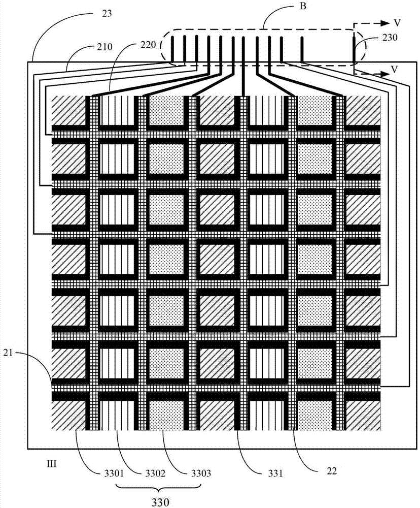 Touch control display device and color filter substrate