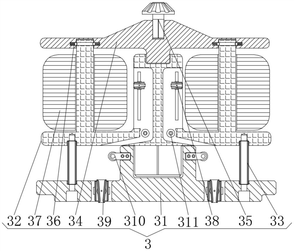 Novel computer anti-snapping transmission line automatic braiding mechanism