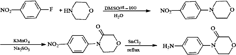 Synthesis method of 4-(4-aminophenyl)-3-morpholone