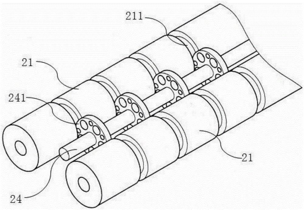 Flexible circuit board rolling cleaning device