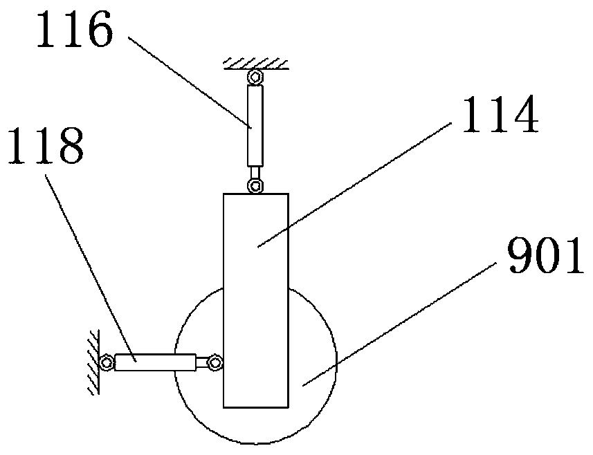 Rail vehicle wheeltrack relationship test bench and test method