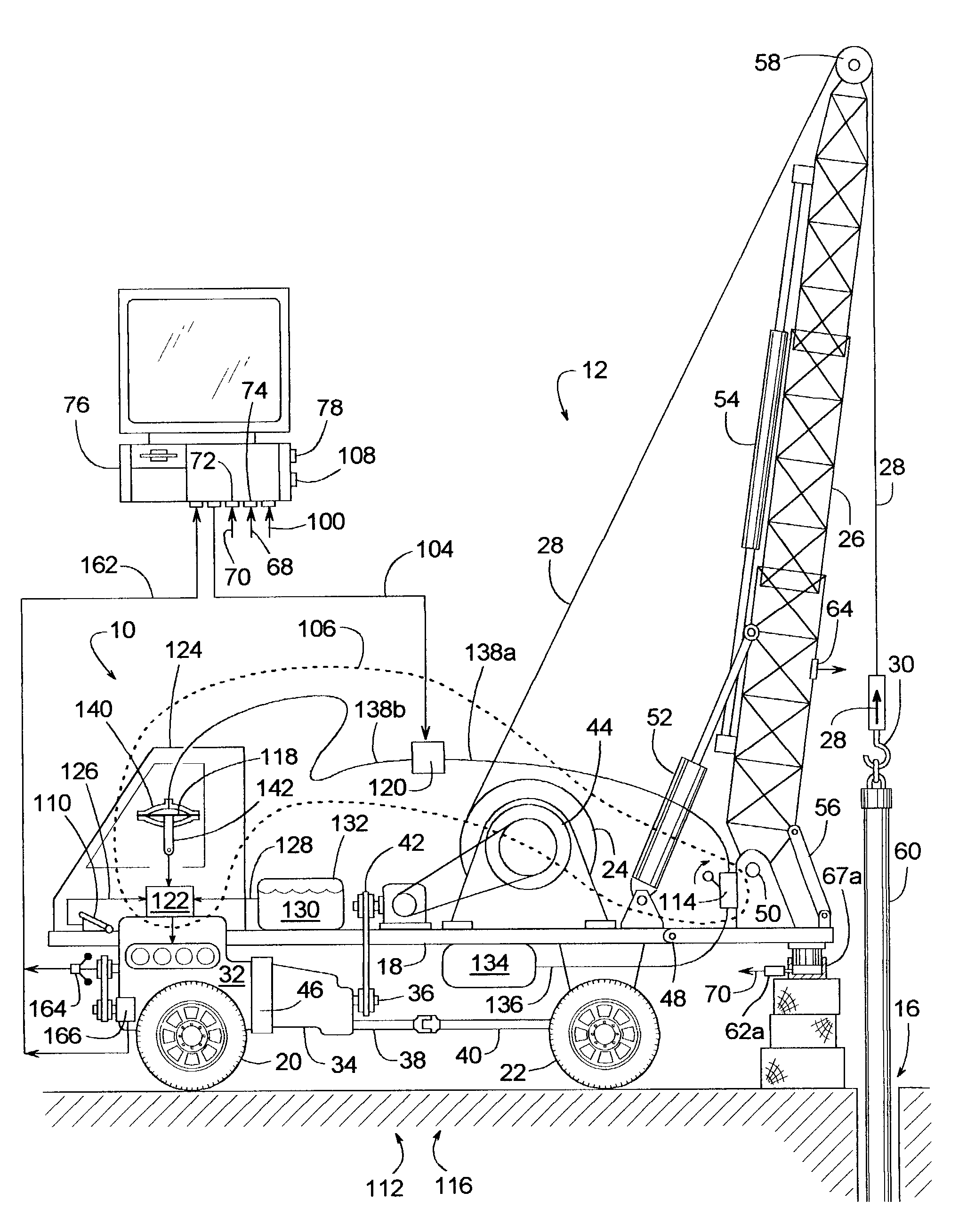 Engine speed limiter for a hoist