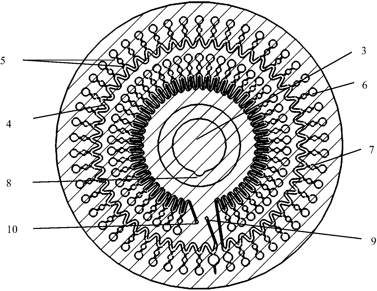 Micro-fluidic chip for multi-index detection