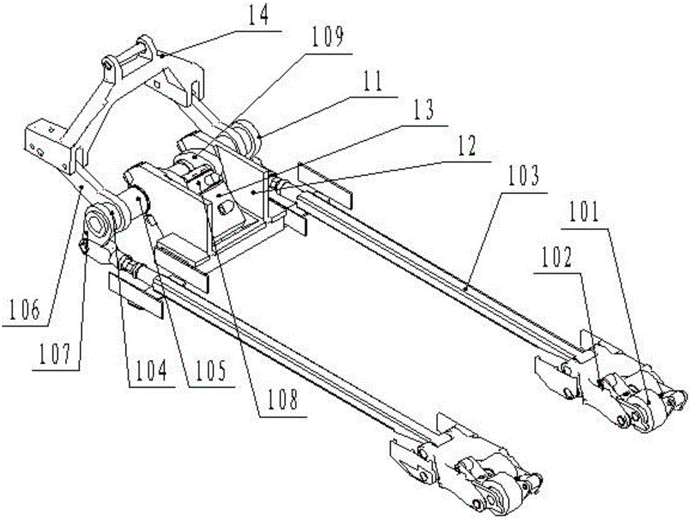 Chassis type bearing mechanism