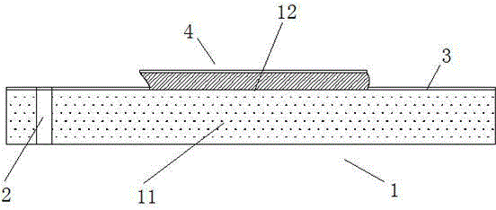 Nameplate with strong durability and manufacturing method thereof