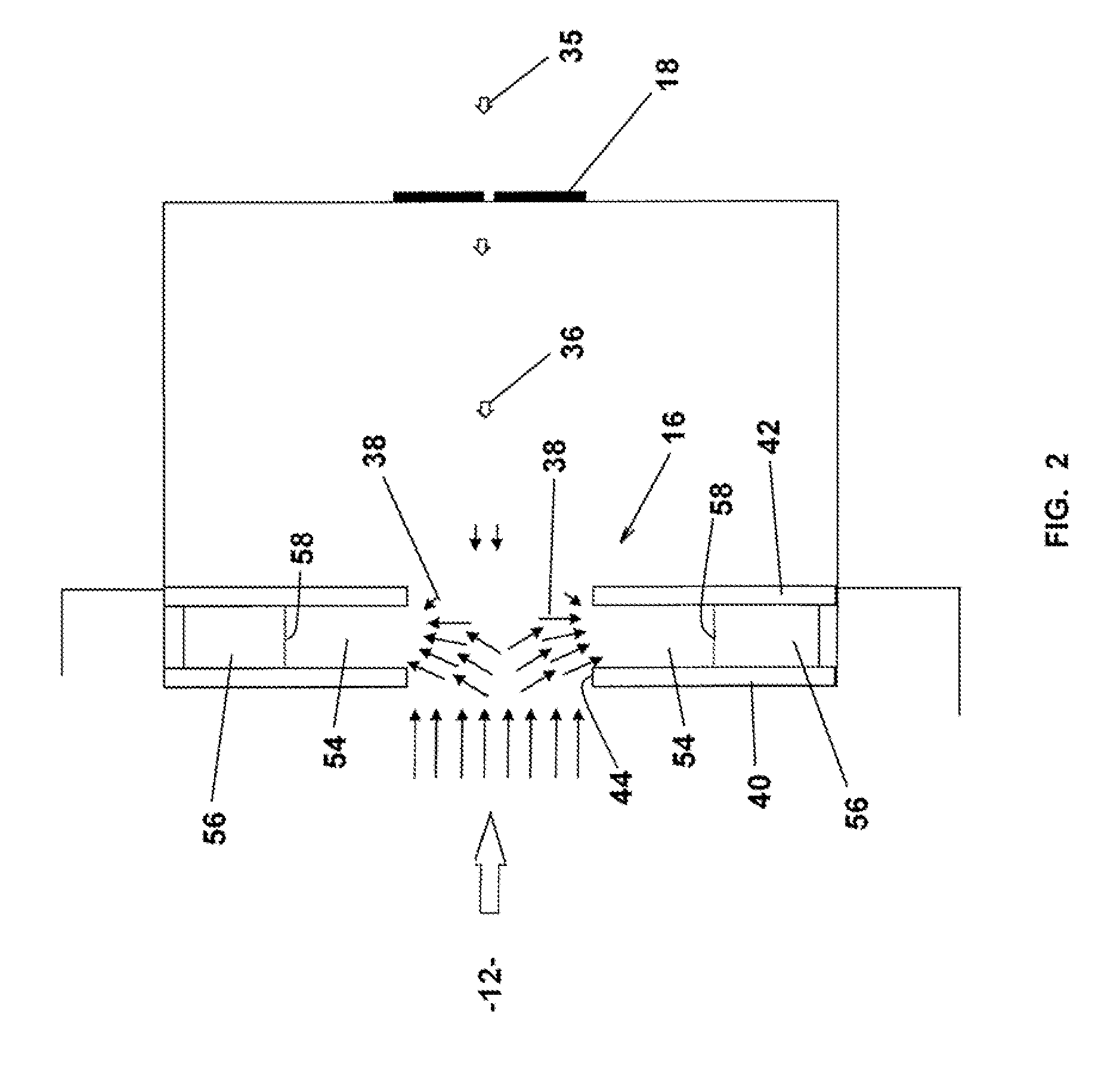 Air handling system with self balancing air entrance door