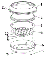 LED patch type ceiling lamp