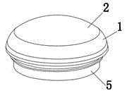 LED patch type ceiling lamp