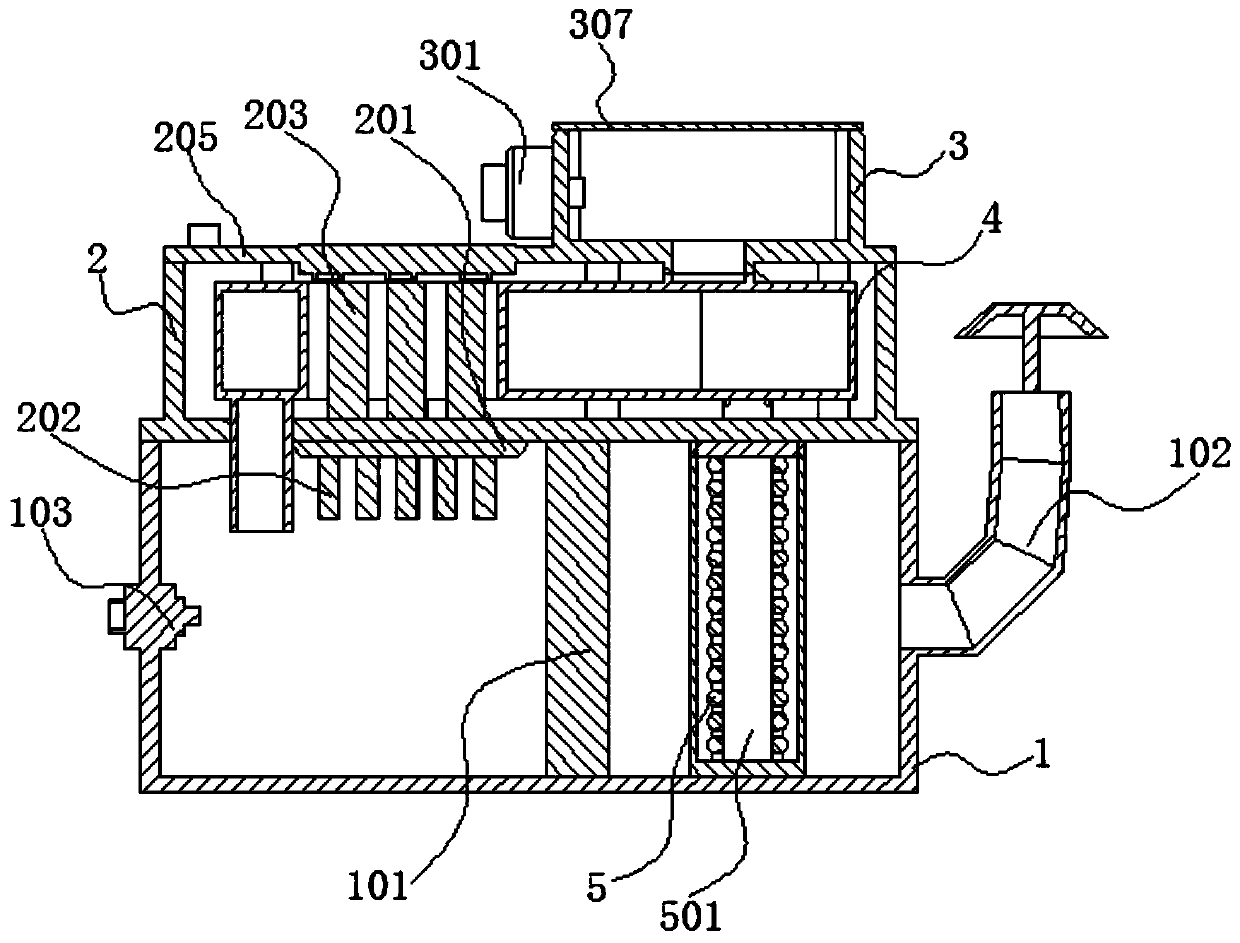 An electromagnetic heat storage combustion purification system for treating organic waste gas