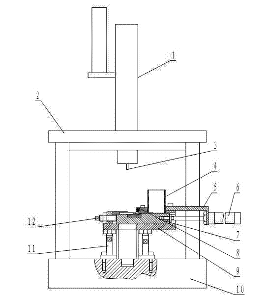 Automatic mark punching machine