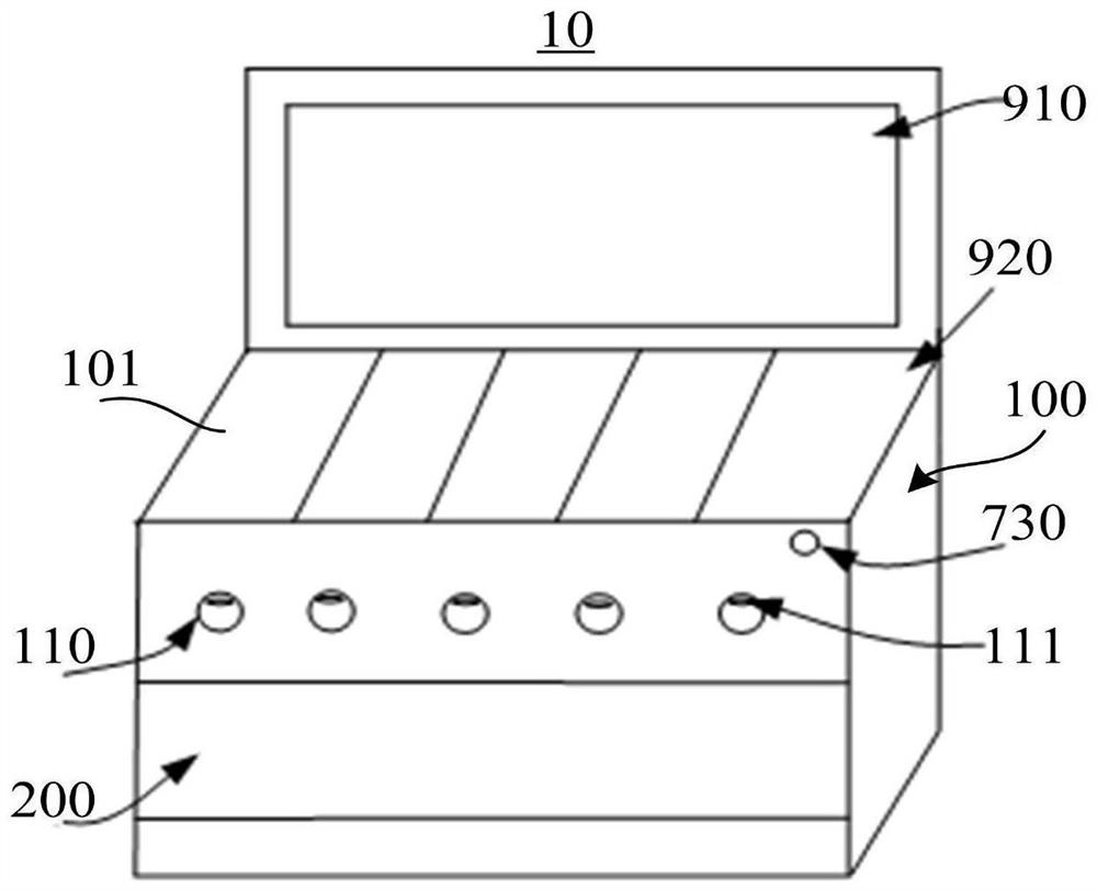 Electronic cigarette self-service experience method and electronic cigarette test prop