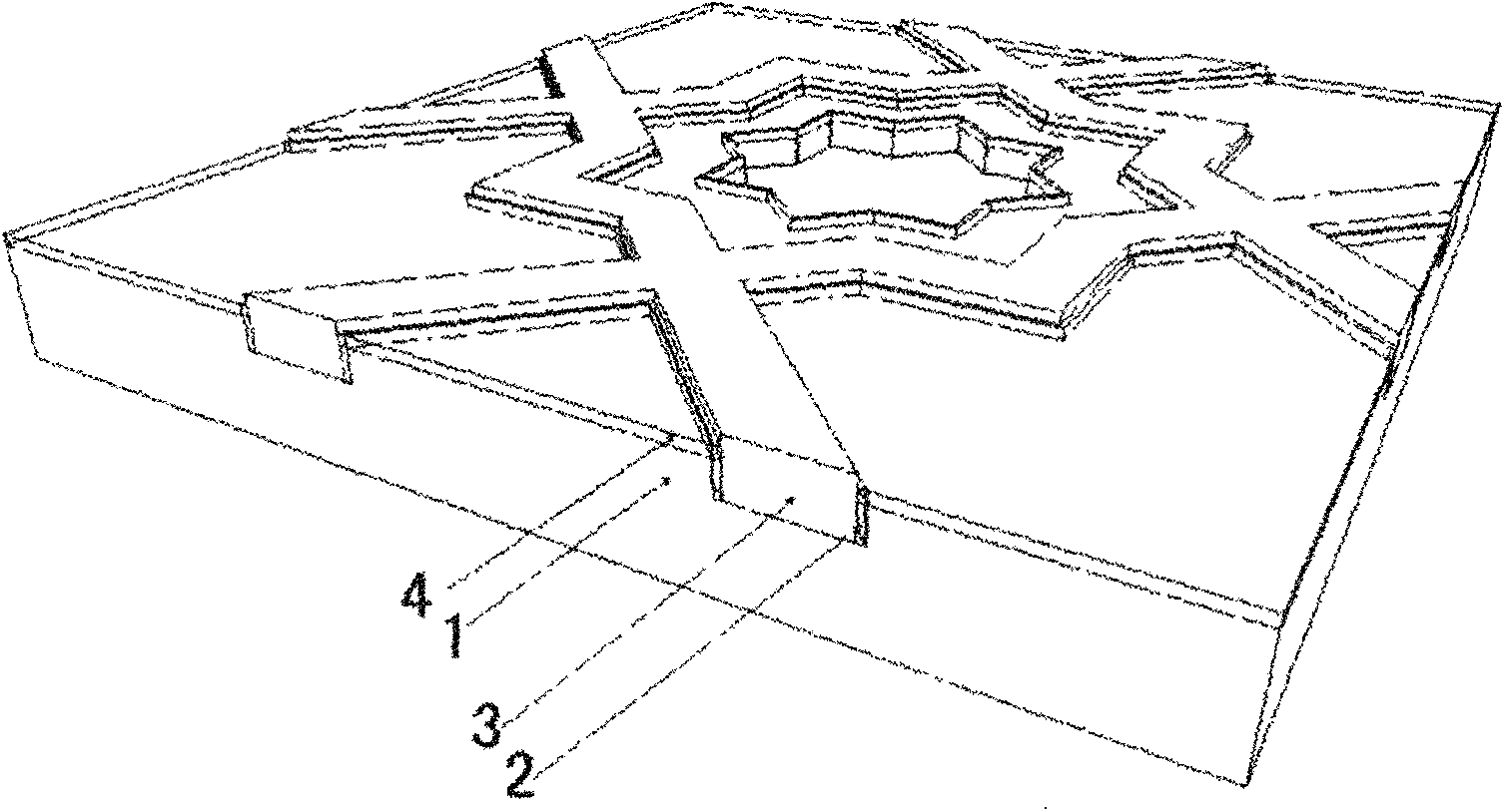 Wood veneer provided with embedded shells and processing method thereof