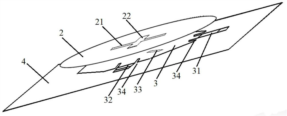 A low-cost low-profile broadband massive MIMO antenna unit