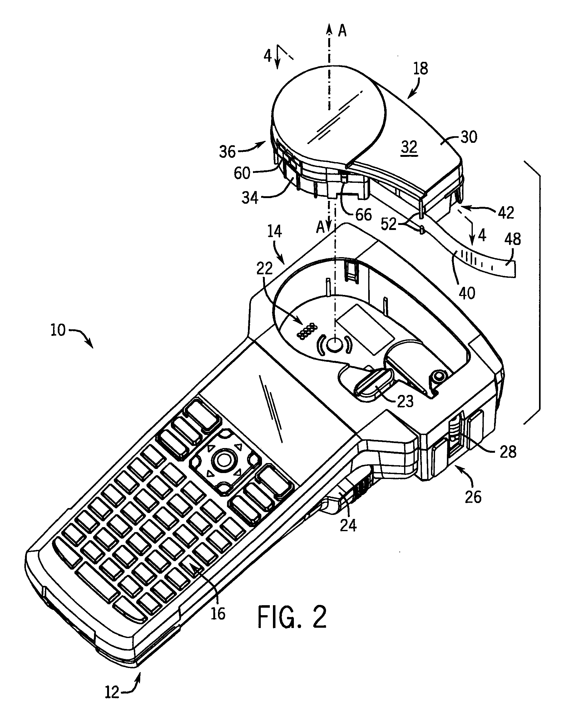 Cartridge Media Retention Mechanism