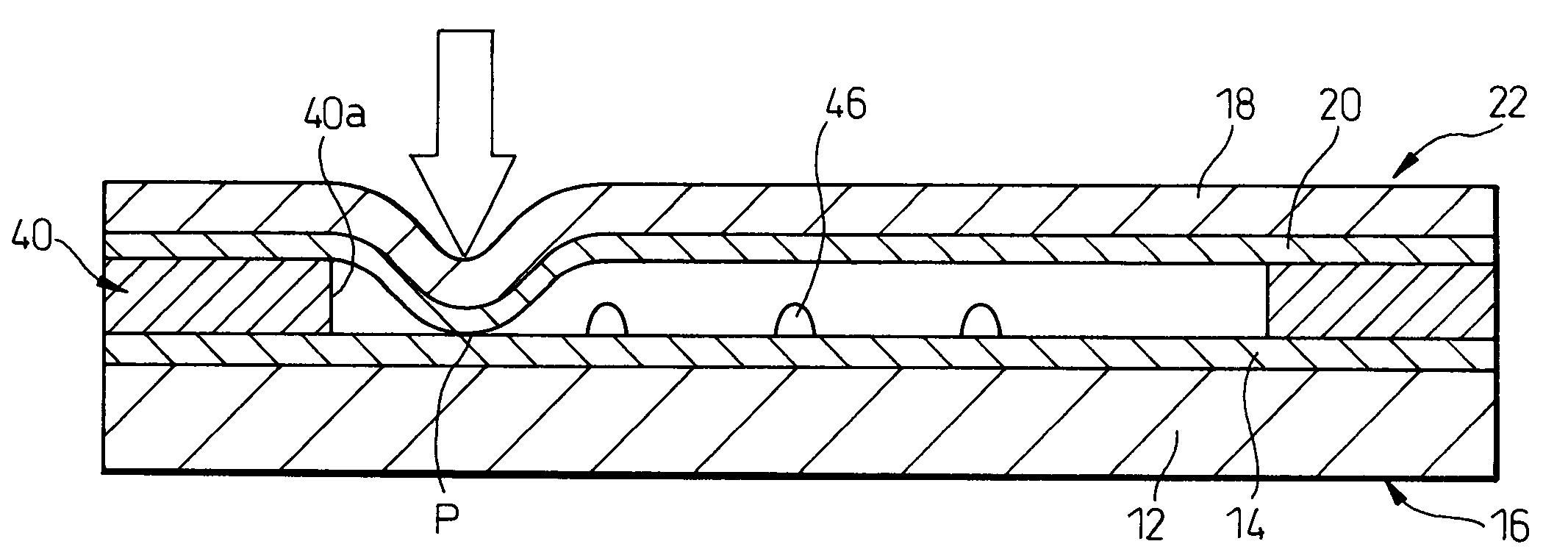 Panel-type input device and electronic apparatus having the same