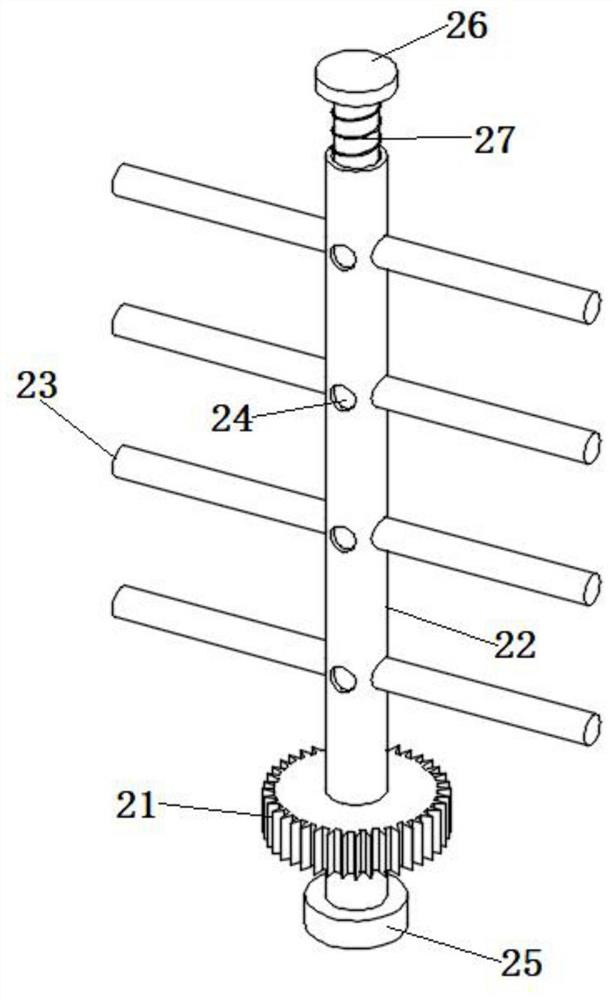 An air-cap rapid demoulding device for injection mold production